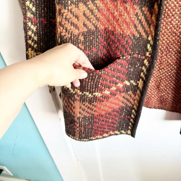 Soft Surroundings Collared Open Cardigan Coat Jacket Sweater Knit Long Sleeves S - Picture 6 of 13